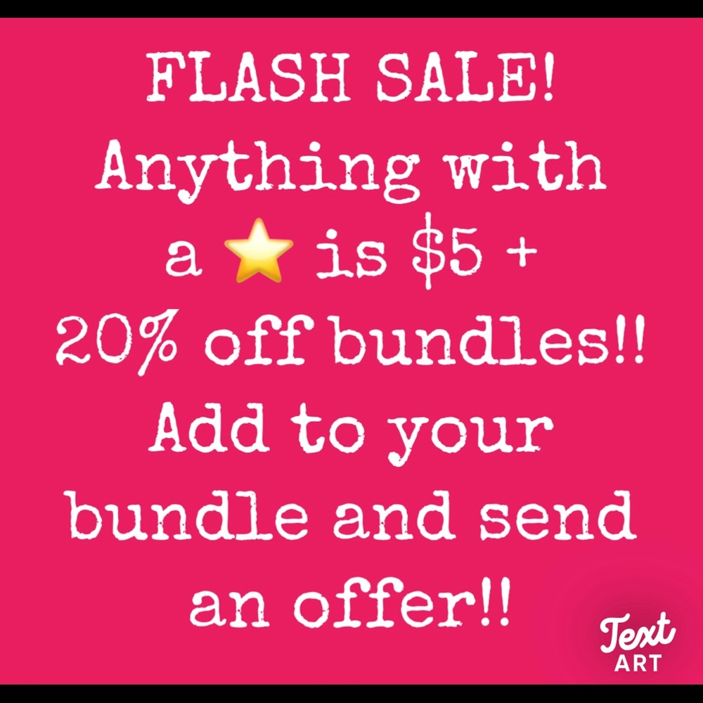 FLASH SALE